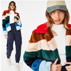 Blank Nyc Pop Fax Fur Jacket
